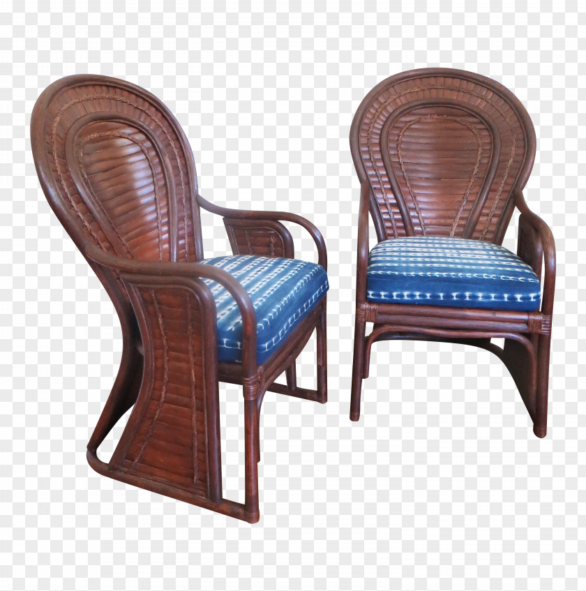 Chair Garden Furniture Wicker Wood PNG