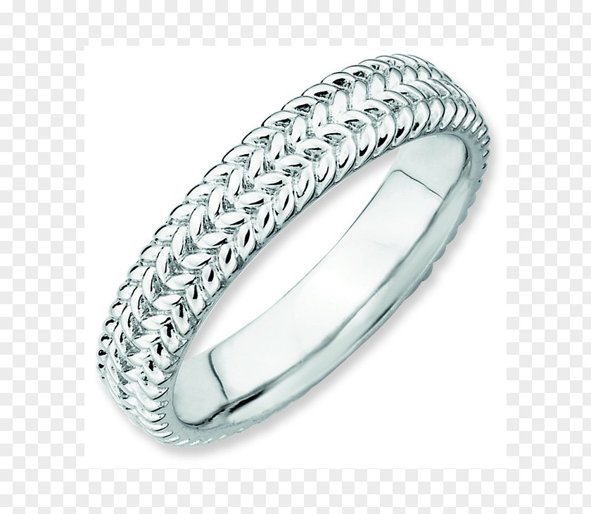 Ring Wedding Sterling Silver Platinum PNG
