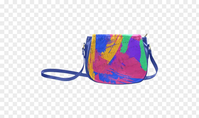 Watercolor Stroke Handbag Messenger Bags Tote Bag Zipper PNG
