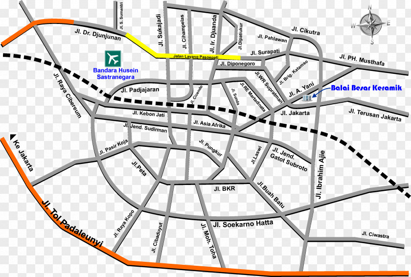 Indonesia Map Puslitbang TekMIRA Location The Centrum Jalan Haruman PNG