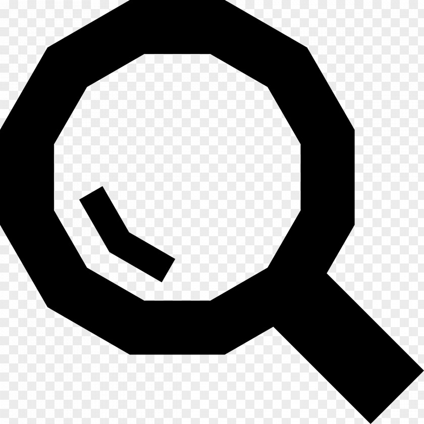 Logo Drawing Magnifying Glass PNG
