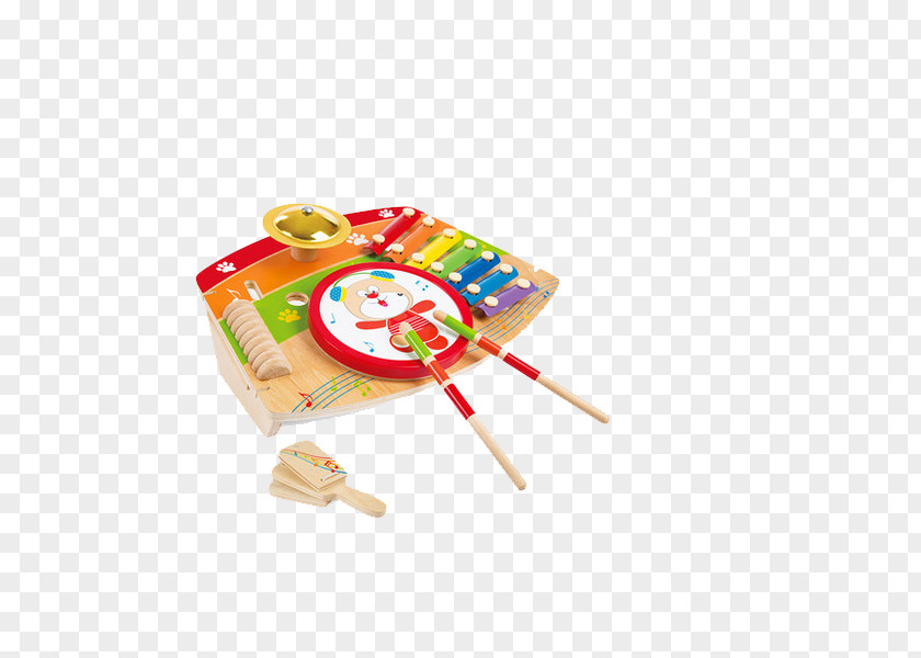 Xylophone Toy Combination Musical Instrument Child Castanets Drum PNG