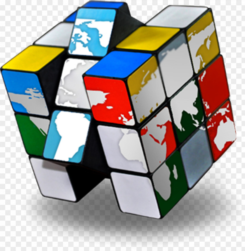 Cube Rubik's Three-dimensional Space Puzzle PNG