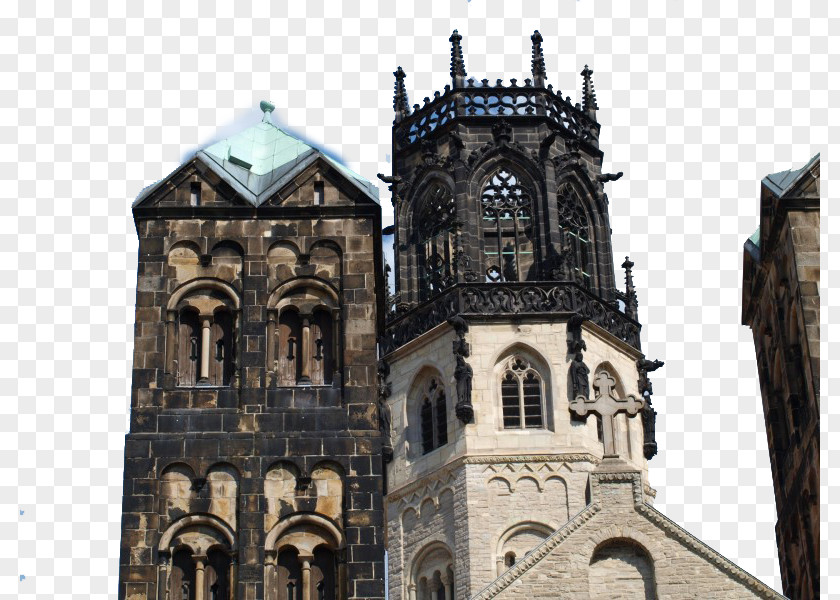 Gothic Three Baroque Architecture Cathedral PNG