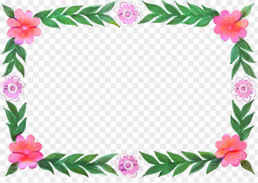Picture Frames Flower Image Design PNG