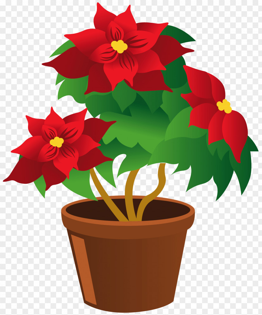 Potted Plant Houseplant Flower Clip Art PNG