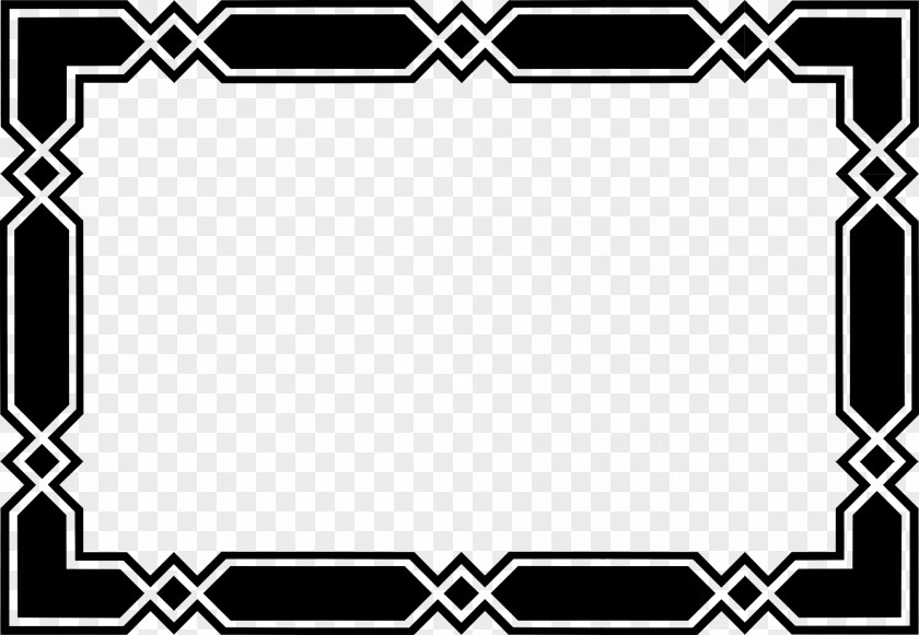 Powerpoint Frame Transparent Image Black And White Clip Art PNG