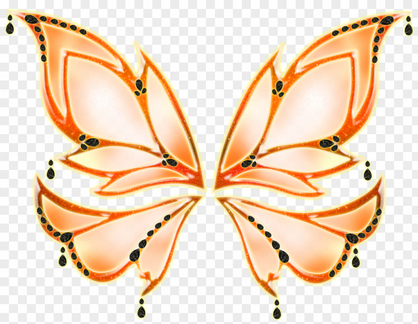 Butterfly Monarch Brush-footed Butterflies Clip Art Symmetry PNG