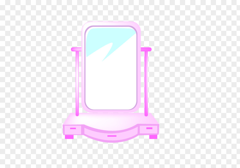 Pink Mirror Angle Pattern PNG