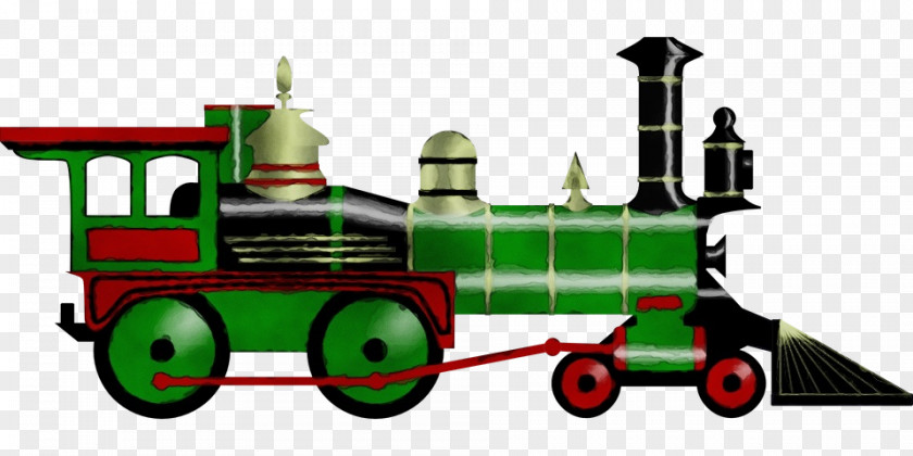 Steam Locomotive Blue-bot Engine PNG