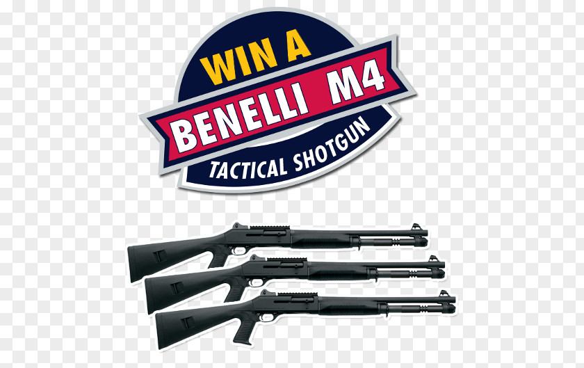 Winner Banner Gun Barrel Firearm Benelli M4 Shotgun PNG