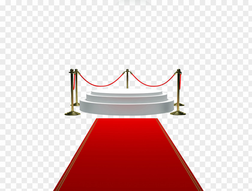 Circular Booth With Red Carpet Fence Download Computer File PNG