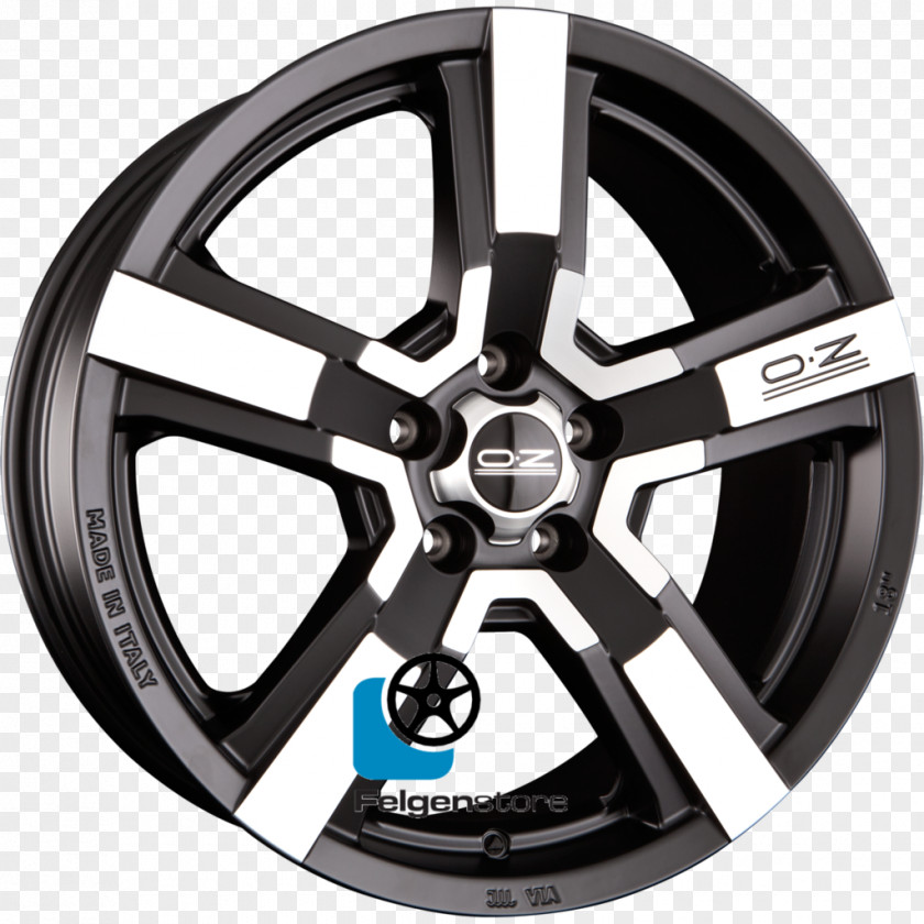 Diamond Cutting Car OZ Group Alloy Wheel Autofelge Versilia PNG