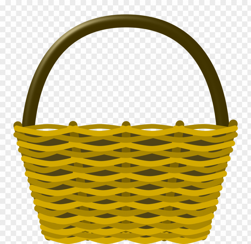 Empty Easter Basket Transparent Image Picnic Clip Art PNG