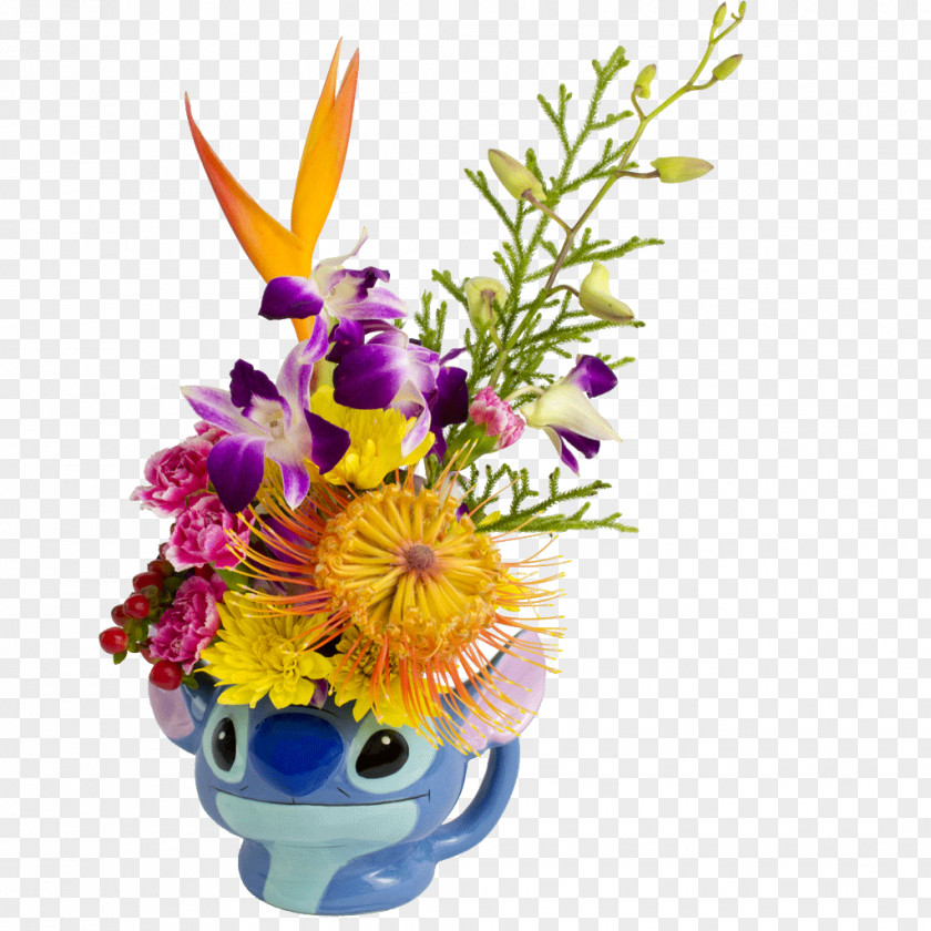 Flower Floral Design Disney's Stitch: Experiment 626 Lilo Pelekai The Walt Disney Company PNG