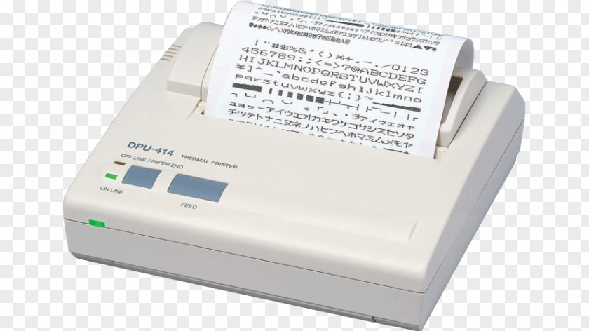 Printer Seiko DPU414 Direct Thermal DPU414-BD Printing Paper PNG