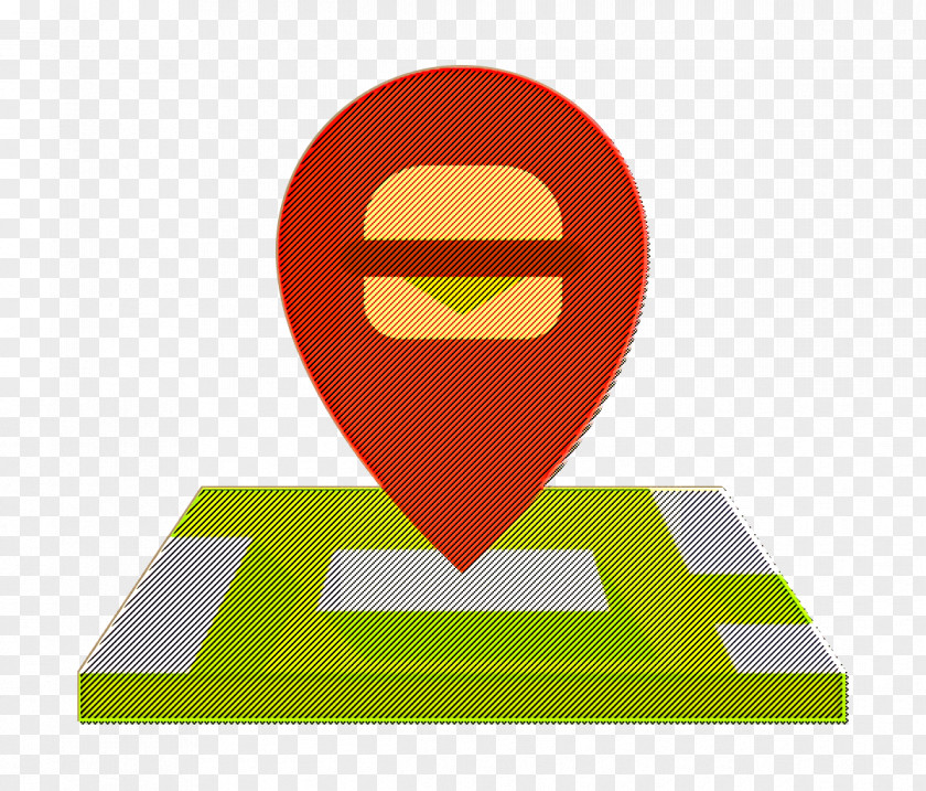 Location Icon Fast Food Burger PNG