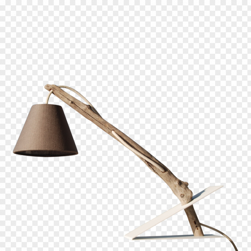 Single Piece Driftwood Sculpture Lamp Light Fixture Design PNG