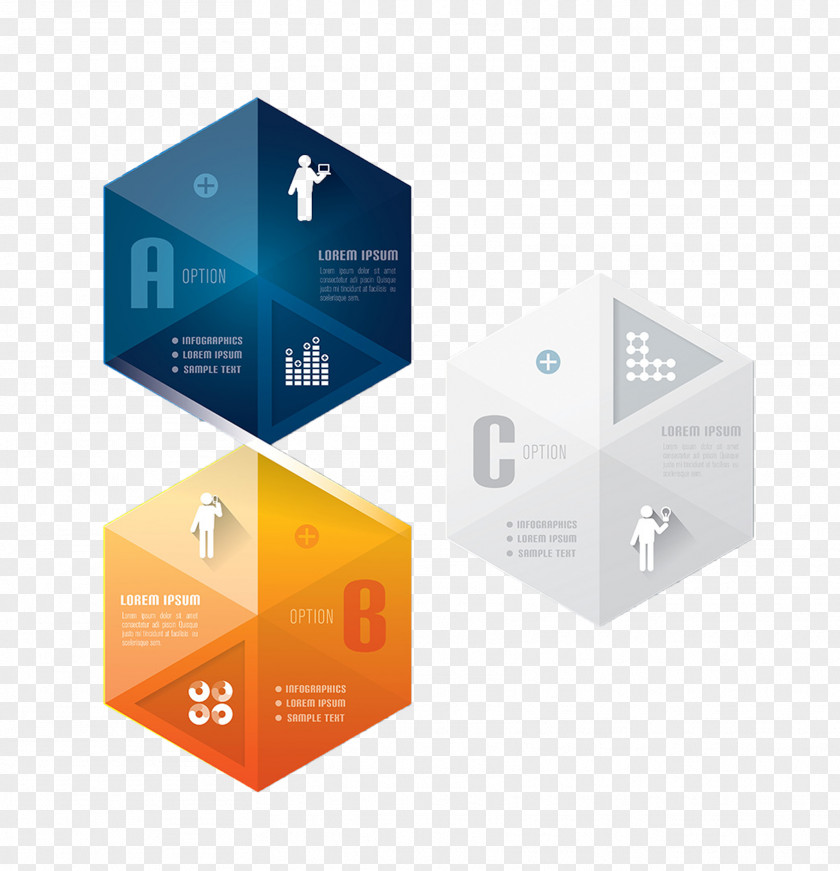 Six-sided Triangle Element Infographic Bioresonansterapi Illustration PNG
