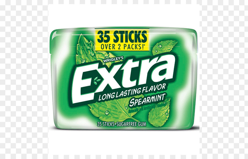 Wrigley's Spearmint Chewing Gum Mentha Spicata Extra Wrigley Company Peppermint PNG