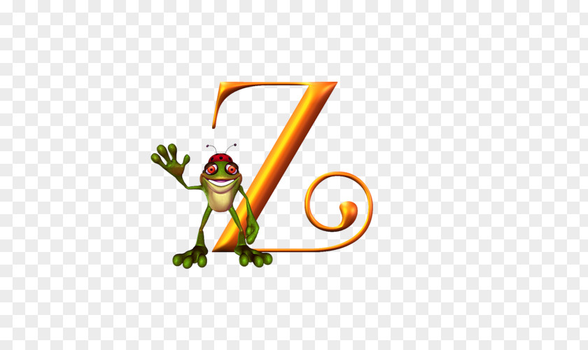 A To Z Tree Frog Text Paper Clip Art PNG