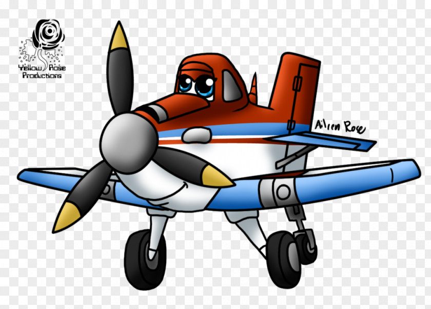 Airplane Dusty Crophopper & Ishani Propeller PNG
