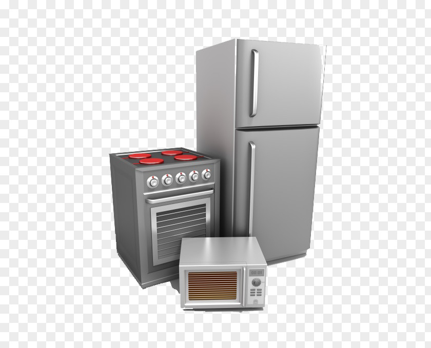 Fridge Till Microwave Oven Refrigerator Home Appliance Icon PNG