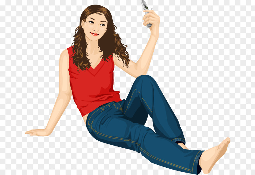 Self Woman Illustration PNG