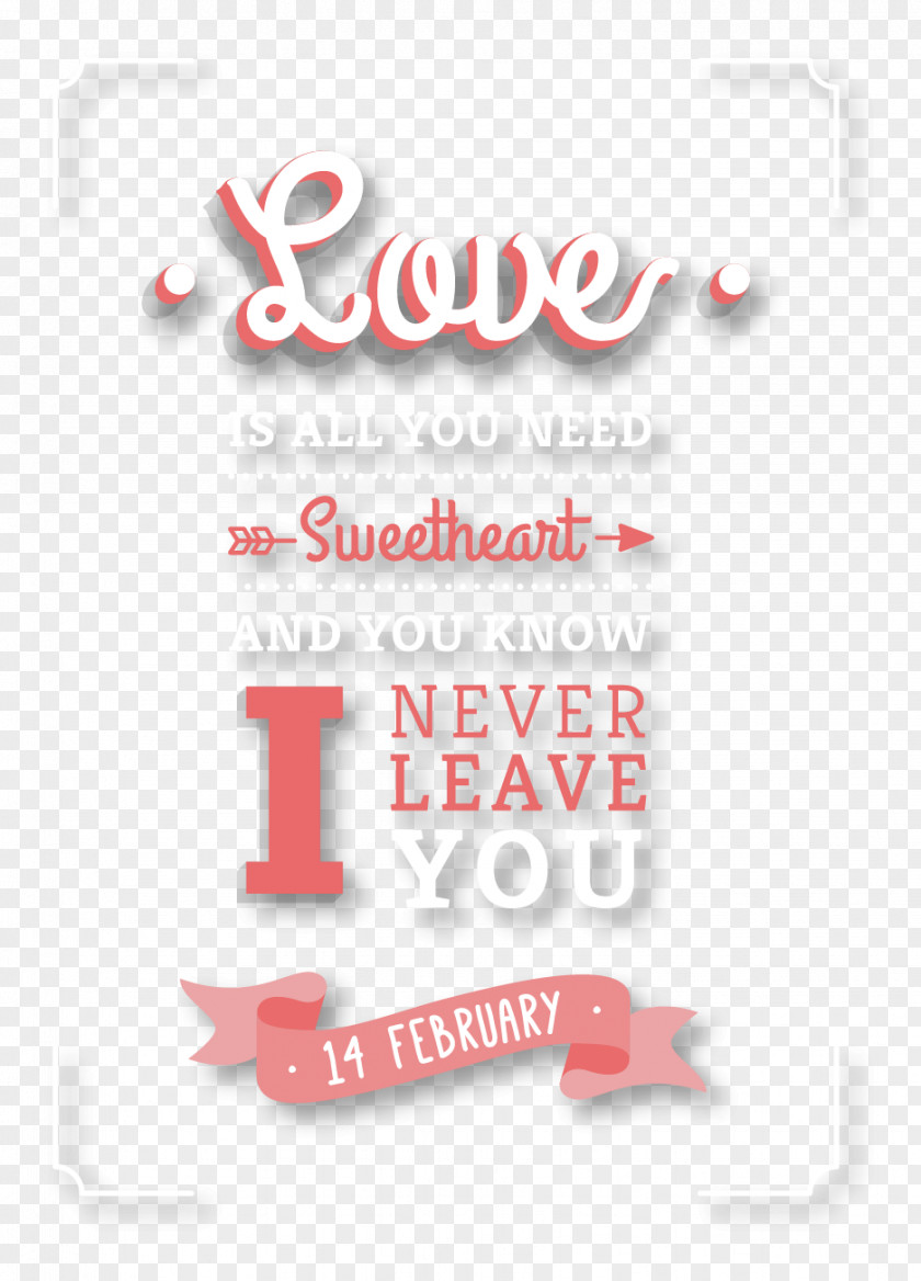 Vector Valentine's Day Cover Valentines Clip Art PNG