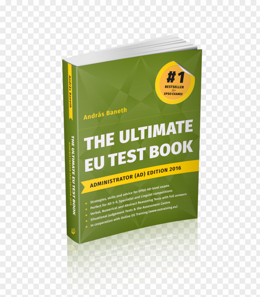 Anniversary Mock UP European Union Test Book Brand Assessment Centre PNG