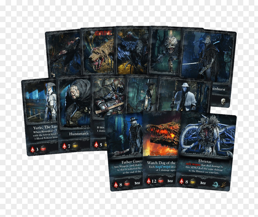 Bloodborne Set Card Game Playing PNG