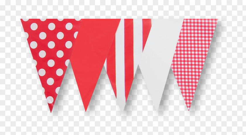 Bunting Material Birthday Flag Garland Party Red PNG
