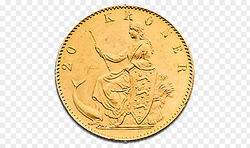 Danish Krone Gold Coin American Eagle Oregon PNG