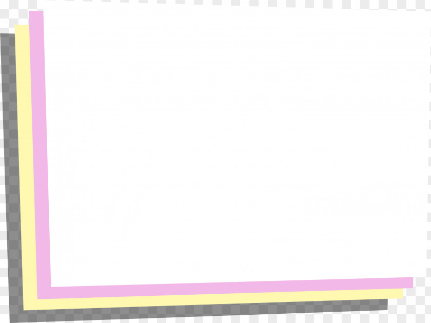 Design Paper Line Picture Frames PNG