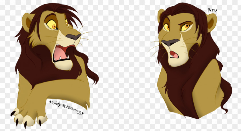 Lion Fiction Roar Cat Cartoon PNG