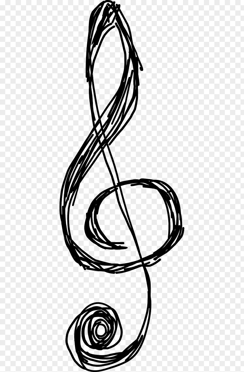 Musical Note Clef Clave De Sol G PNG