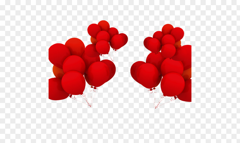 Red Balloons Festive Balloon Clip Art PNG