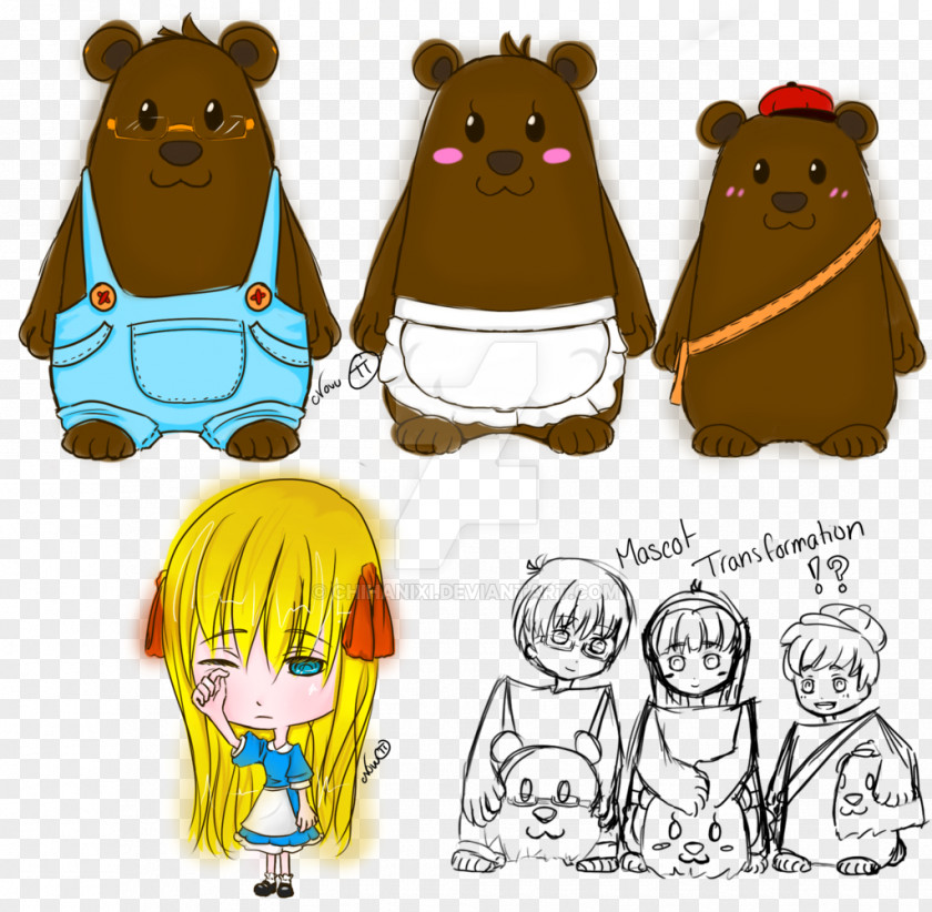 Bear Goldilocks And The Three Bears Clip Art PNG