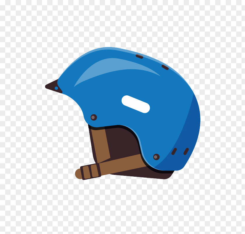 Free Ski Helmet Pull The Blue Material Bicycle PNG