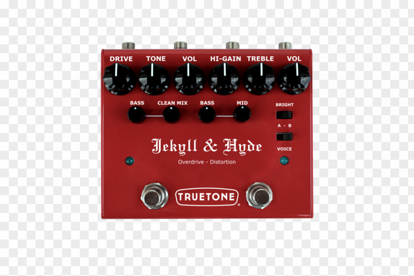 Guitar Pedal Strange Case Of Dr Jekyll And Mr Hyde Effects Processors & Pedals Distortion Truetone V3 Electric PNG