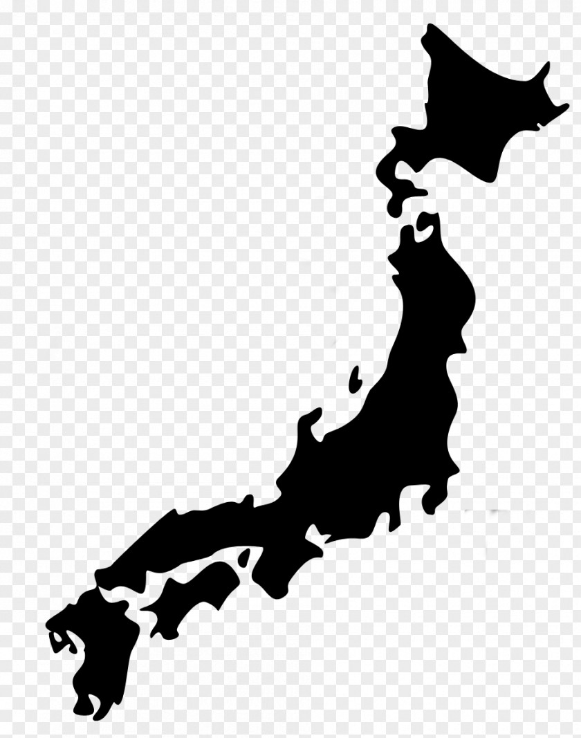 Japan Vector Map PNG