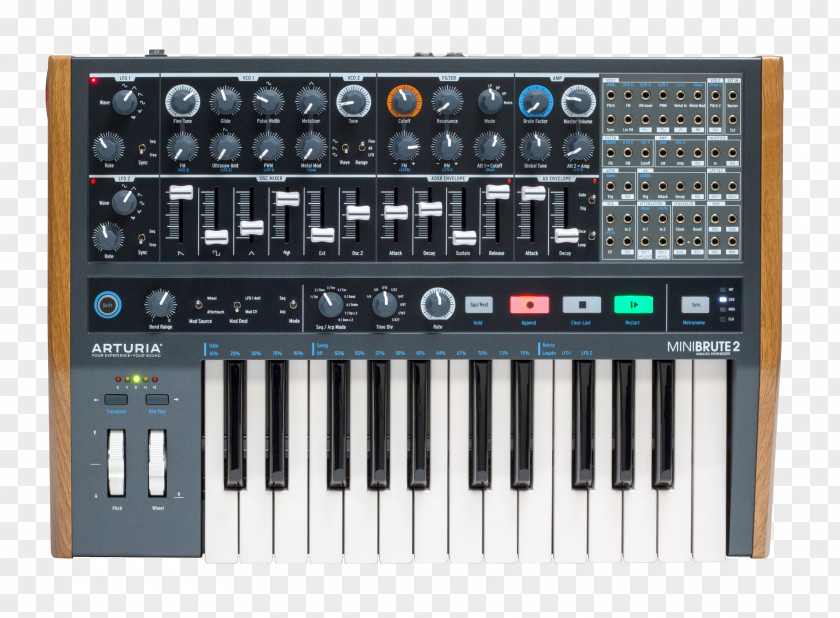 Musical Instruments Arturia MiniBrute Steiner-Parker Synthacon NAMM Show Analog Synthesizer Sound Synthesizers PNG
