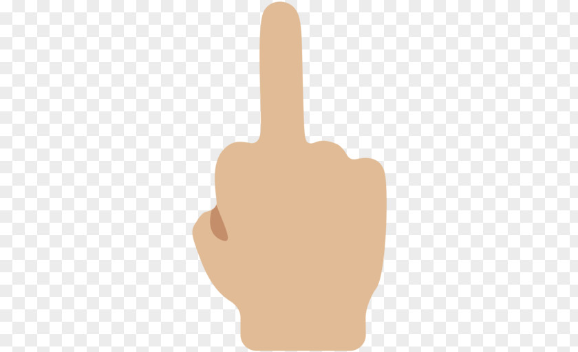 Thumbs Signal Beige Middle Finger Background PNG