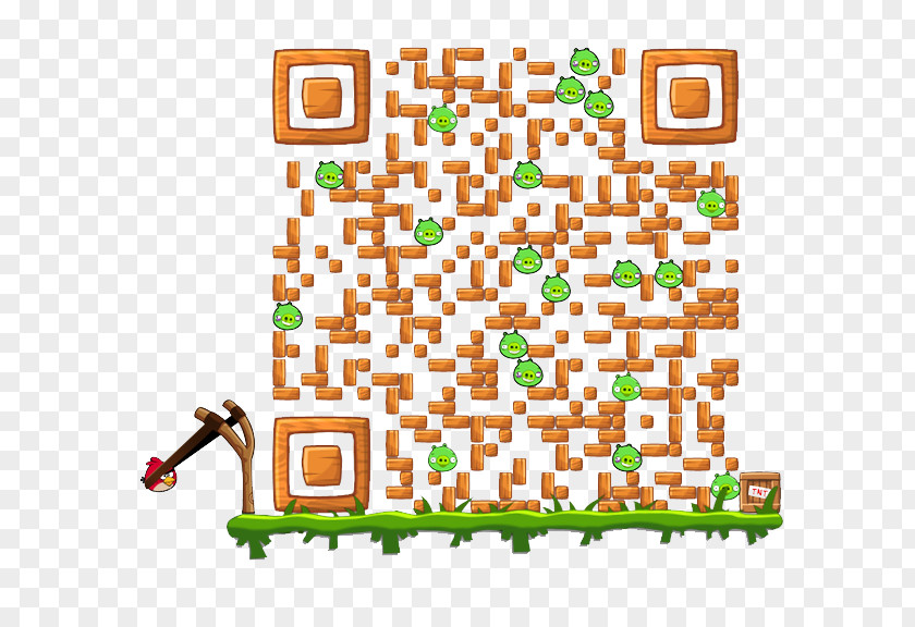 Angry Birds Dimensional Code QR Software Icon PNG