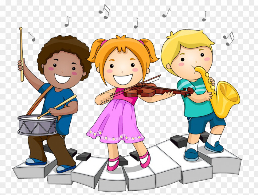 Friends Show Musical Instrument Child Clip Art PNG