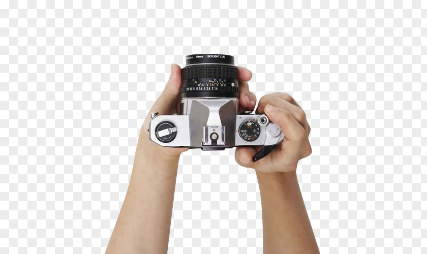 Hand Holding The Camera Physical Map Photography PNG