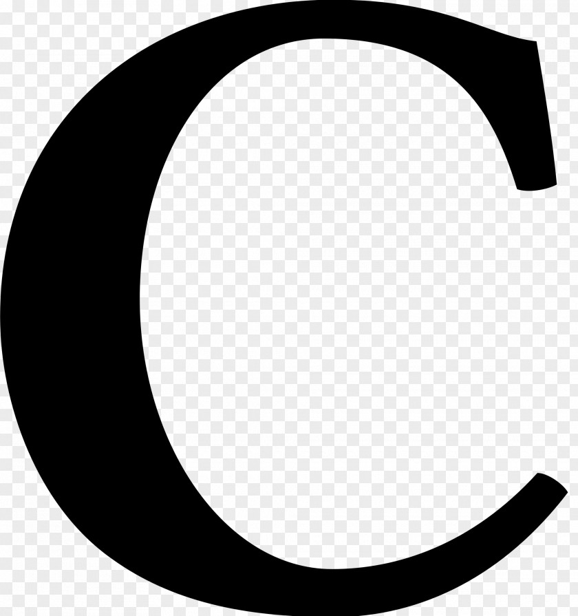 Letter C Case Script Typeface Font PNG
