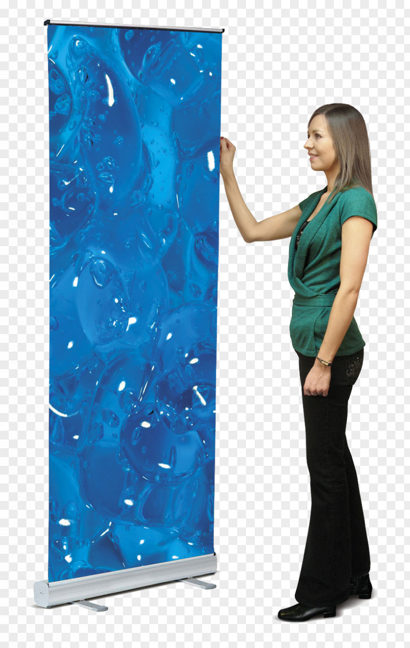 Roll Up Banner Printing Business Manufacturing Display Stand PNG