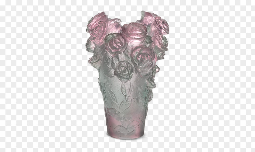Vase Green Rose Pink Daum PNG
