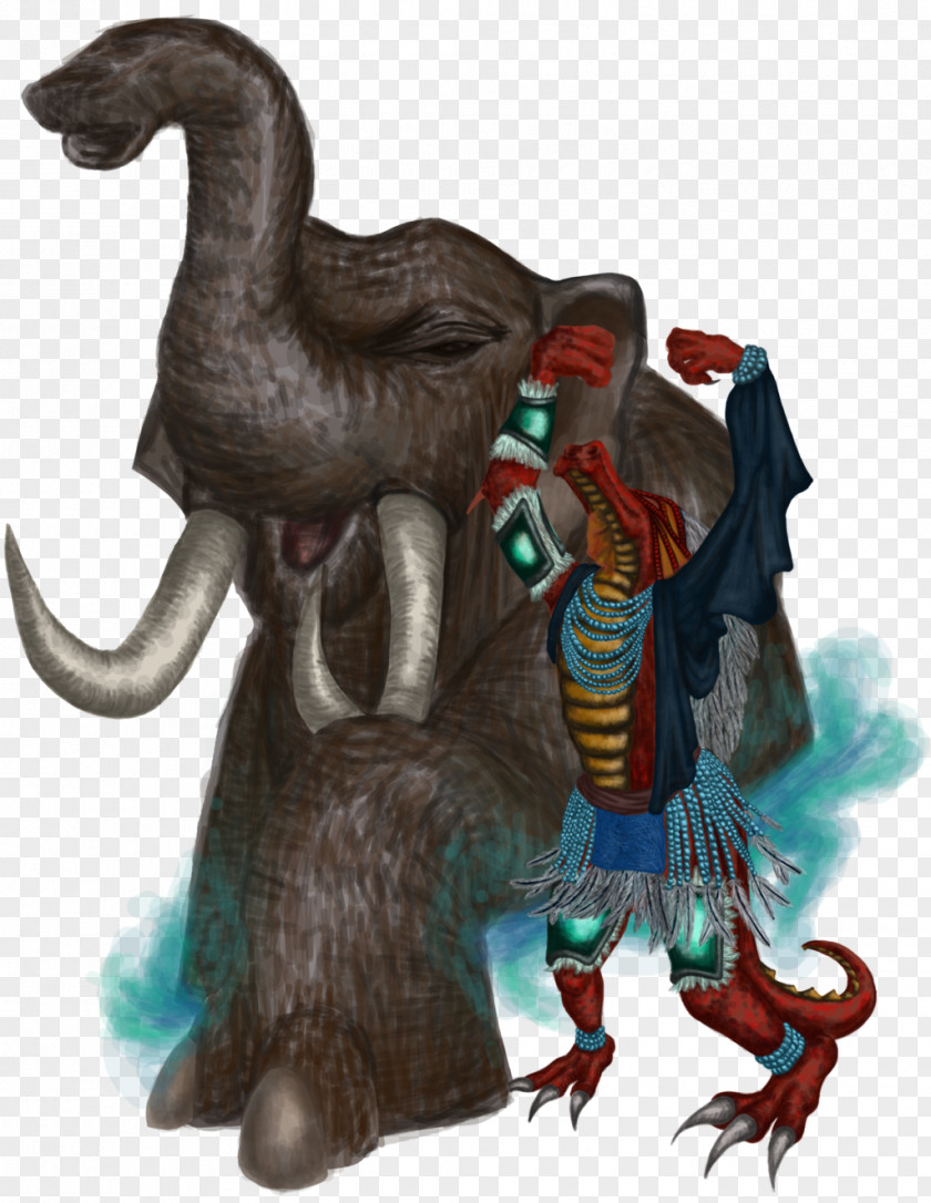 Witch Doctor Indian Elephant Illustration Figurine Elephants PNG